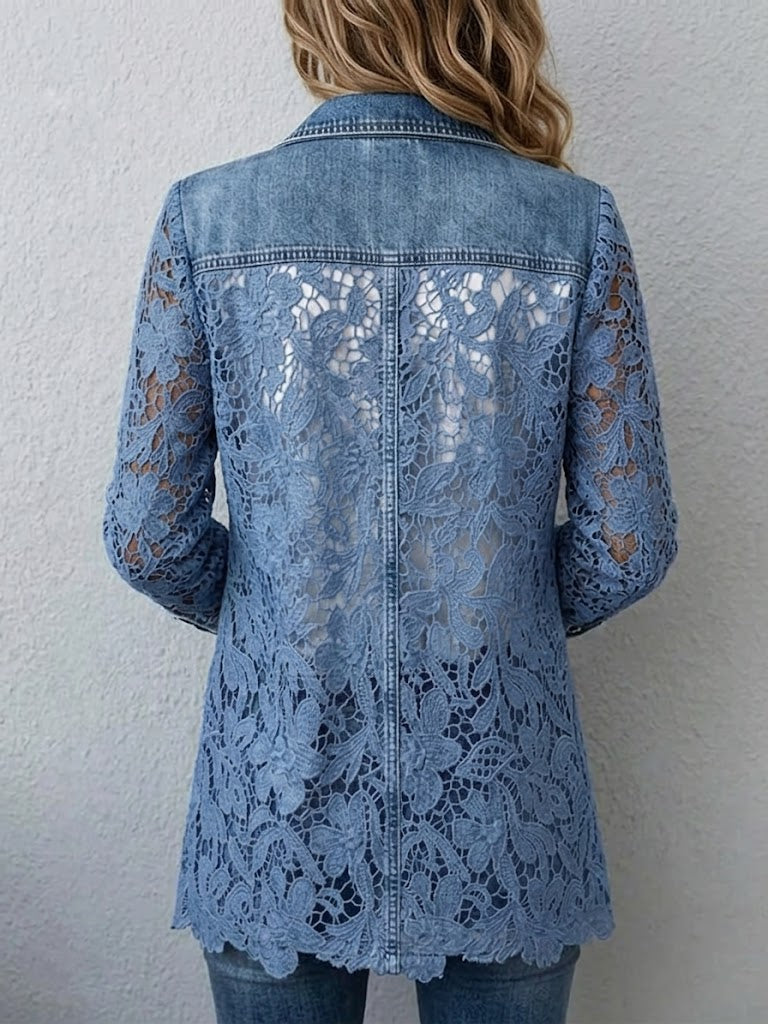 Alice | Blazer med blomsterblonde