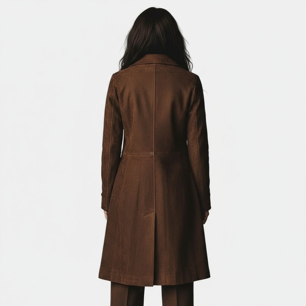ESMÉE™ | Lange Jas met Tijdloze Elegantie en Comfort voor Dag en Stad