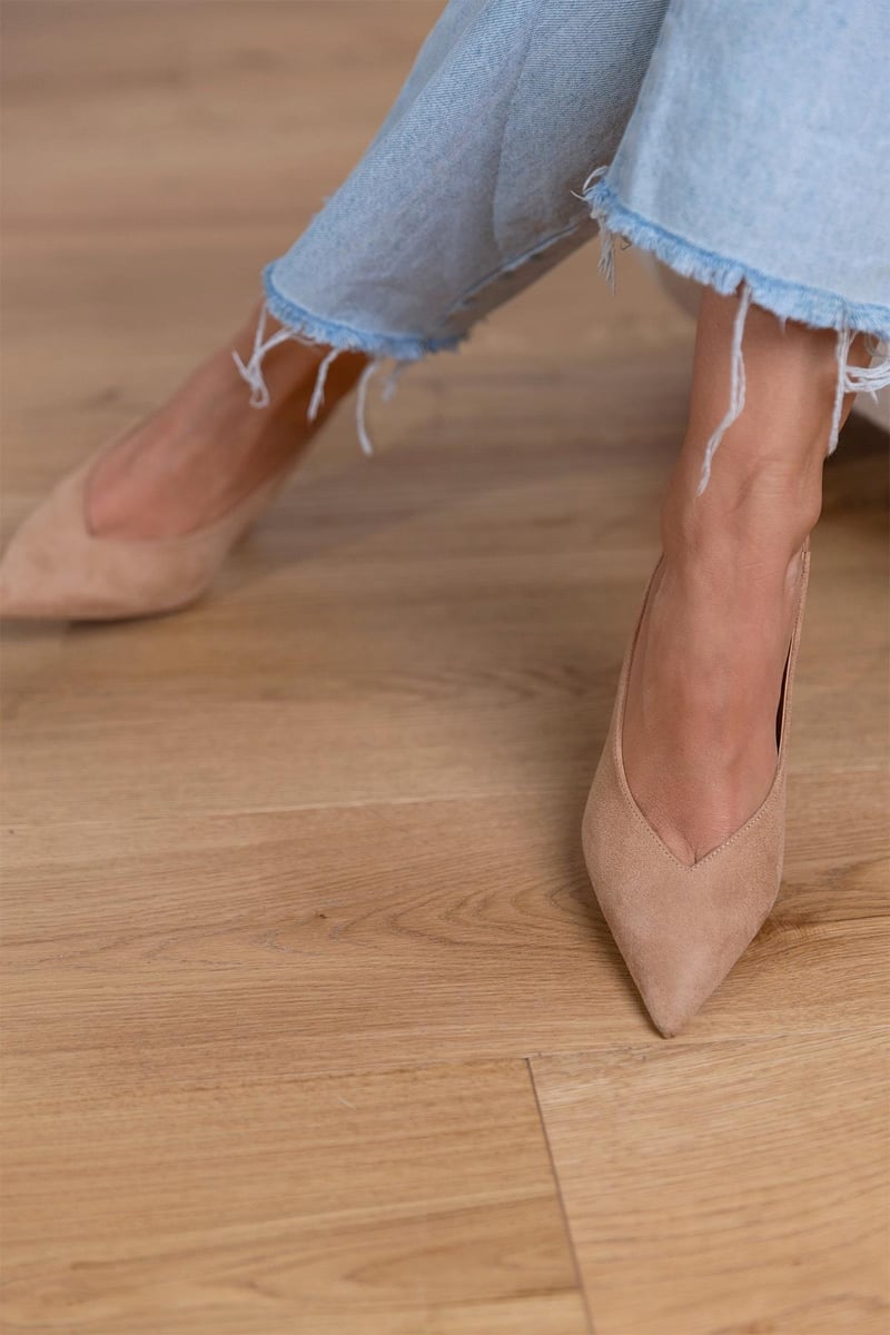 Marlena™ | Décolleté Slingback Nude